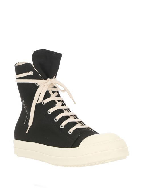 Black/white sneaker Rick Owens Dark Shadow | DU01D1800CBEM99811